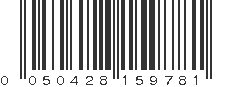 UPC 050428159781
