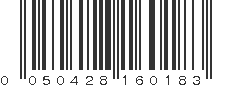 UPC 050428160183