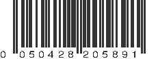 UPC 050428205891