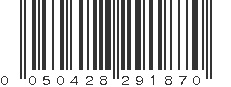 UPC 050428291870