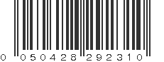 UPC 050428292310