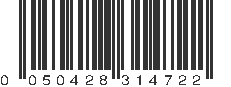 UPC 050428314722