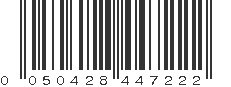 UPC 050428447222