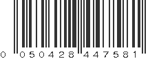 UPC 050428447581