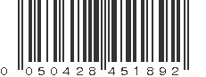 UPC 050428451892