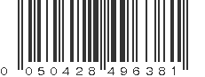UPC 050428496381