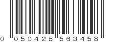 UPC 050428563458