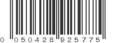 UPC 050428925775