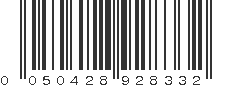 UPC 050428928332