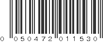 UPC 050472011530