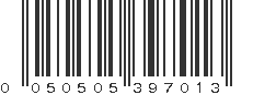 UPC 050505397013