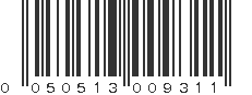 UPC 050513009311