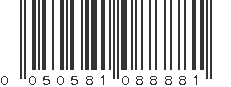 UPC 050581088881