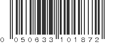 UPC 050633101872