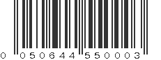 UPC 050644550003