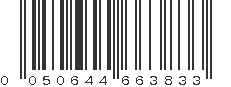 UPC 050644663833