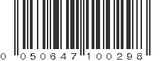 UPC 050647100298