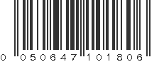 UPC 050647101806