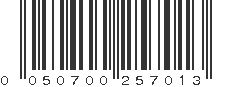 UPC 050700257013