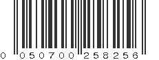 UPC 050700258256