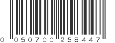 UPC 050700258447