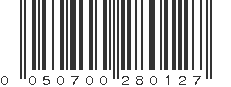 UPC 050700280127