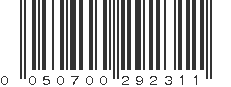 UPC 050700292311