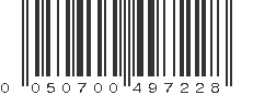 UPC 050700497228