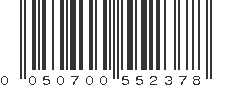 UPC 050700552378