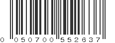 UPC 050700552637