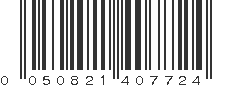 UPC 050821407724
