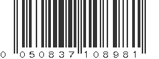 UPC 050837108981