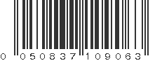 UPC 050837109063