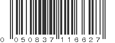 UPC 050837116627