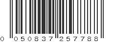 UPC 050837257788