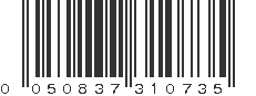 UPC 050837310735