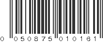 UPC 050875010161