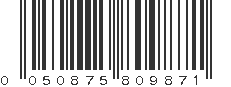 UPC 050875809871