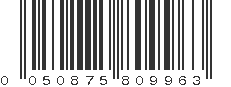 UPC 050875809963