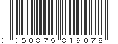 UPC 050875819078