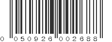 UPC 050926002688