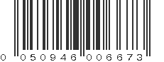 UPC 050946006673