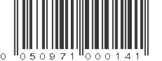 UPC 050971000141