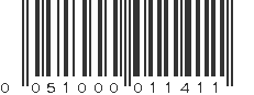 UPC 051000011411