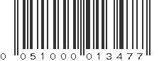 UPC 051000013477