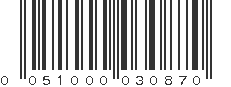 UPC 051000030870