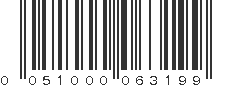 UPC 051000063199