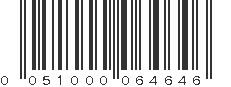 UPC 051000064646