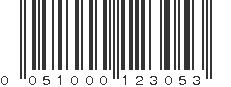 UPC 051000123053