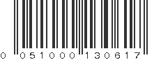 UPC 051000130617